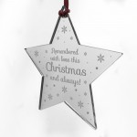 Memorial Decoration For Christmas Tree Remembered With Love