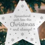 Memorial Decoration For Christmas Tree Remembered With Love