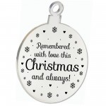 Hanging Memorial Christmas Decoration Mum Dad Nan Grandad