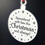 Hanging Memorial Christmas Decoration Mum Dad Nan Grandad