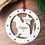 Christmas Memorial Tree Decoration For Cat Personalised