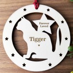 Christmas Memorial Tree Decoration For Cat Personalised