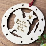 Christmas Tree Decoration Our 1st Christmas With Cat Bauble