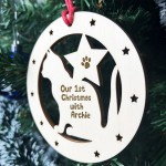 Christmas Tree Decoration Our 1st Christmas With Cat Bauble