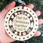 Christmas Decoration For 1st Christmas Together Keepsake