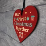 Our First Christmas Together Tree Bauble Couple Gifts Boyfriend 