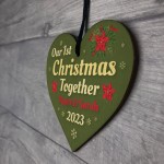 Our 1st Christmas Together Gift Personalised Decoration