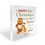 1st Christmas As My Mummy Gift Personalised Plaque Gift For Mum