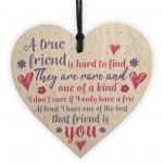 Best Friend Pack of 4 Wooden Heart Gifts For Friend Christmas Best Friend Pack of 4 Wooden Heart Gifts For Friend Christmas