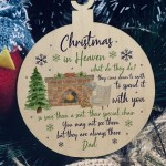 Christmas Bauble For Dad Remembrance Christmas In Heaven