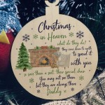 Christmas Bauble For Daddy Remembrance Christmas In Heaven