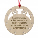Christmas Memorial Decoration For Dog Cat Pet In Our Hearts