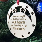 Christmas Memorial Decoration For Dog Cat Pet In Our Hearts
