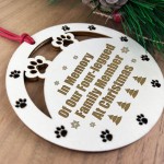 Christmas Decoration In Memory Christmas Bauble For Dog Cat Pet