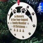 Christmas Decoration In Memory Christmas Bauble For Dog Cat Pet