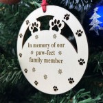Memorial Christmas Tree Decoraton In Memory Christmas Bauble
