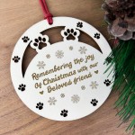 Memorial Christmas Tree Decoration For Beloved Friend Dog Cat