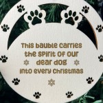 Christmas Memorial Decoration For Dog Novelty Engraved Decor