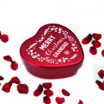 Merry Christmas Heart Shaped Tin Xmas Gift For Grandad Christmas
