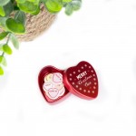 Merry Christmas Heart Shaped Tin Xmas Gift For Nan Christmas