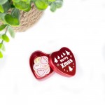 Merry Christmas Heart Shaped Tin Xmas Gift For Daughter Son Mum 