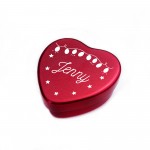 Merry Christmas Heart Shaped Tin Personalised Gift For Daughter