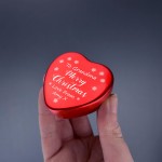 Heart Sweet Tin Personalised Gift For Grandma For Christmas