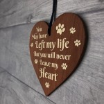 Special Memorial Gift For Dog Puppy Cat Wood Heart Decoration