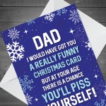 Funny Christmas Card For Dad Christmas Cards Dad Christmas Card