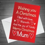 Christmas Cards For Mum From Daughter Son Mum Christmas Card