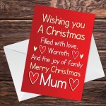 Christmas Cards For Mum From Daughter Son Mum Christmas Card