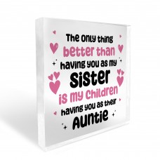 Auntie Gifts Thank You Gift For Her Novelty Gifts For Auntie