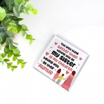 Gift For Auntie And Sister Acrylic Block Auntie Christmas Presen