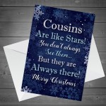 Christmas Card For Cousin Cute Cousin Christmas Card For Him Her
