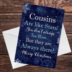 Christmas Card For Cousin Cute Cousin Christmas Card For Him Her