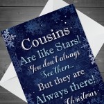 Christmas Card For Cousin Cute Cousin Christmas Card For Him Her