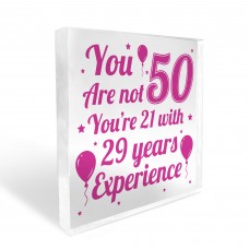 50th Birthday Gift For Mum Nan Auntie Friend Funny Gift