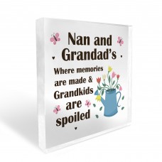 Nan Grandad Plaque Home Decor Christmas Birthday Gifts
