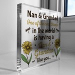 Nan and Grandad Gifts Acrylic Block Thank You Gift For Nan
