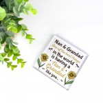 Nan and Grandad Gifts Acrylic Block Thank You Gift For Nan