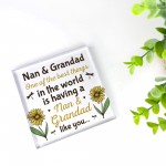 Nan and Grandad Gifts Acrylic Block Thank You Gift For Nan