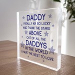 Daddy Gifts Acrylic Block Daddy Christmas Birthday Gifts For Him