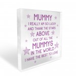 Mummy Gifts Acrylic Block Mummy Christmas Birthday Gifts For Her