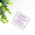 Mummy Gifts Acrylic Block Mummy Christmas Birthday Gifts For Her