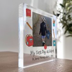 First Day At School Gift For Daughter Son Personalised Plaque First Day At School Gift For Daughter Son Personalised Plaque