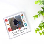 First Day At School Gift For Daughter Son Personalised Plaque First Day At School Gift For Daughter Son Personalised Plaque