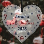 First Christmas Decoration For New Baby Boy Girl Personalised
