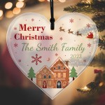 Personalised Christmas Tree Ornament For Family ANY SURNAME