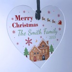 Personalised Christmas Tree Ornament For Family ANY SURNAME