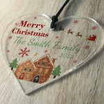 Personalised Christmas Tree Ornament For Family ANY SURNAME